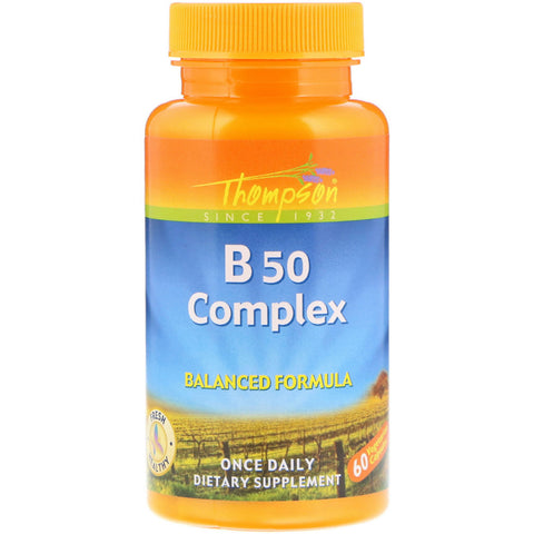 Thompson, B50 Complex, 60 Capsules