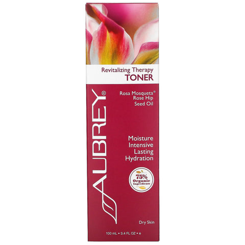 Aubrey s, Revitalizing Therapy Toner, Dry Skin, 3.4 fl oz (100 ml)