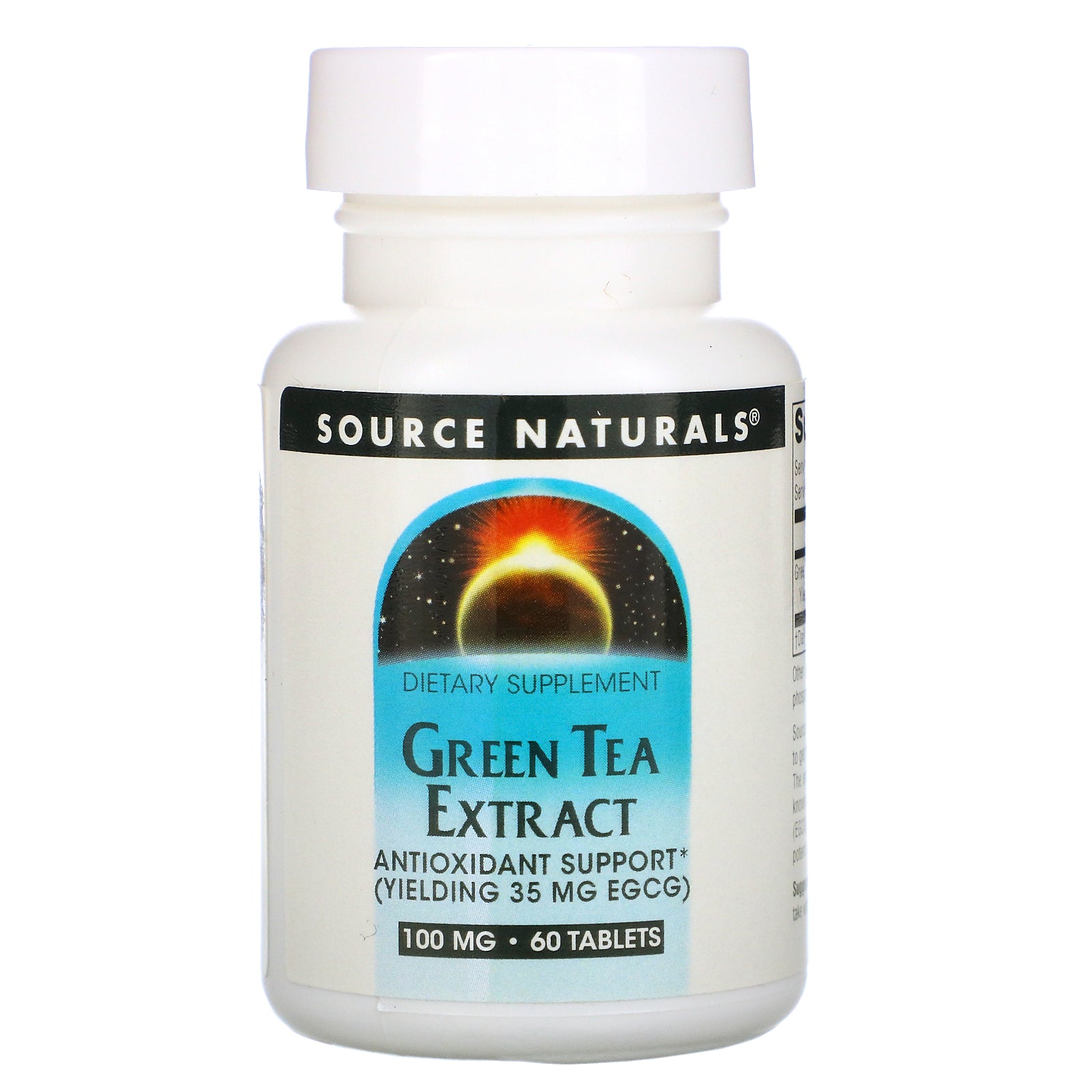 Source Naturals, Green Tea Extract, 100 mg, 60 Tablets