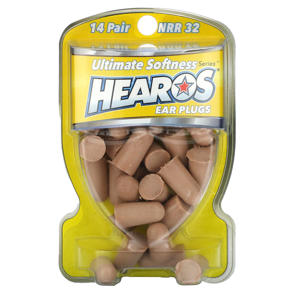 Hearos, Ear Plugs, NRR 32, 14 Pairs