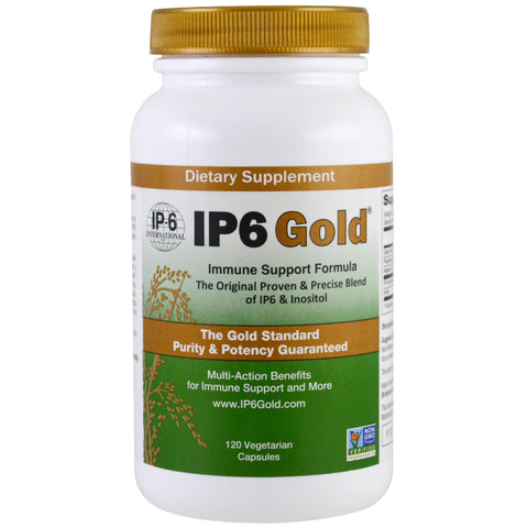 IP-6 International, IP6 Gold, Immune Support Formula, 120 Vegetarian Capsules