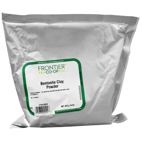 Frontier Natural Products, Bentonite Clay Powder, 16 oz (453 g)