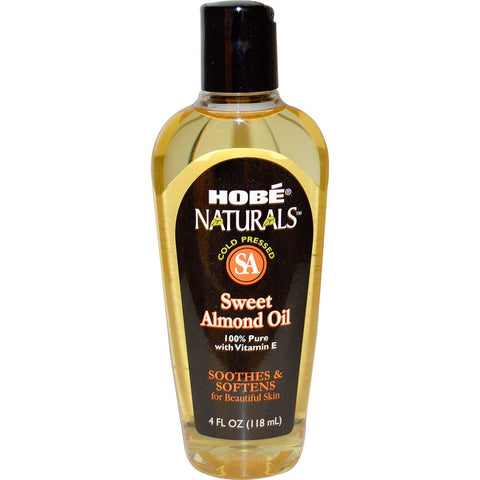 Hobe Labs, Naturals, Sweet Almond Oil, 4 fl oz (118 ml)