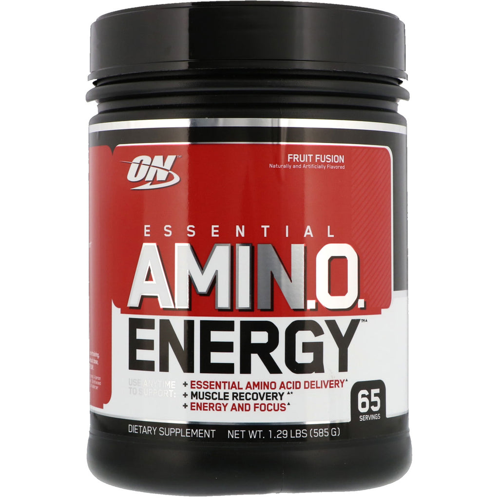 Optimum Nutrition, ESSENTIAL AMIN.O. ENERGY, Fruit Fusion, 1.29 lbs (585 g)