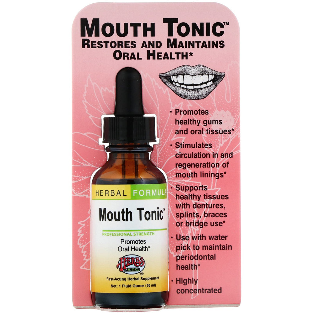 Herbs Etc., Mouth Tonic, 1 fl oz (30 ml)