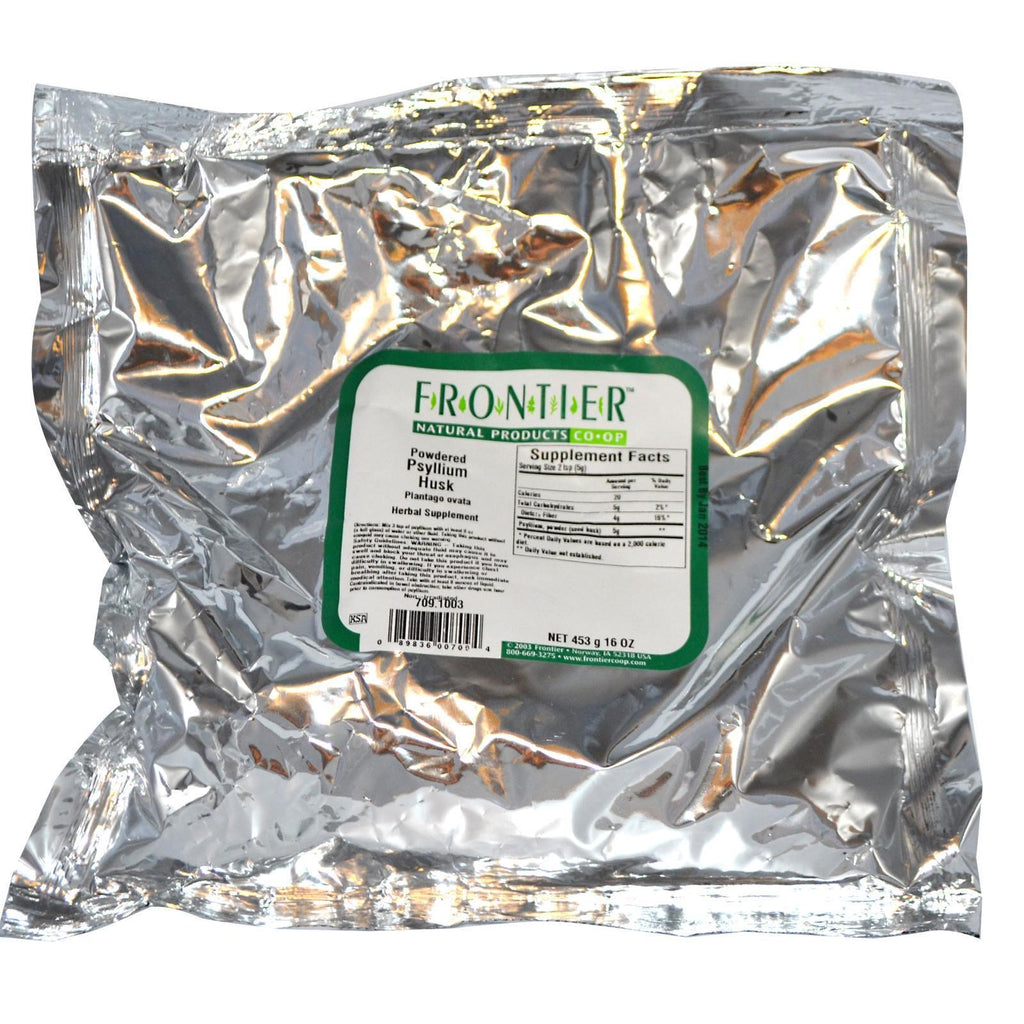 Frontier Natural Products, Powdered Psyllium Husk, 16 oz (453 g)