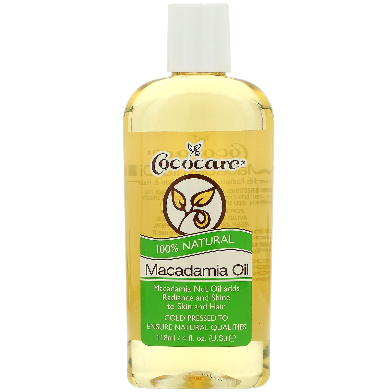 Cococare, Macadamia Oil, 4 fl oz (118 ml)