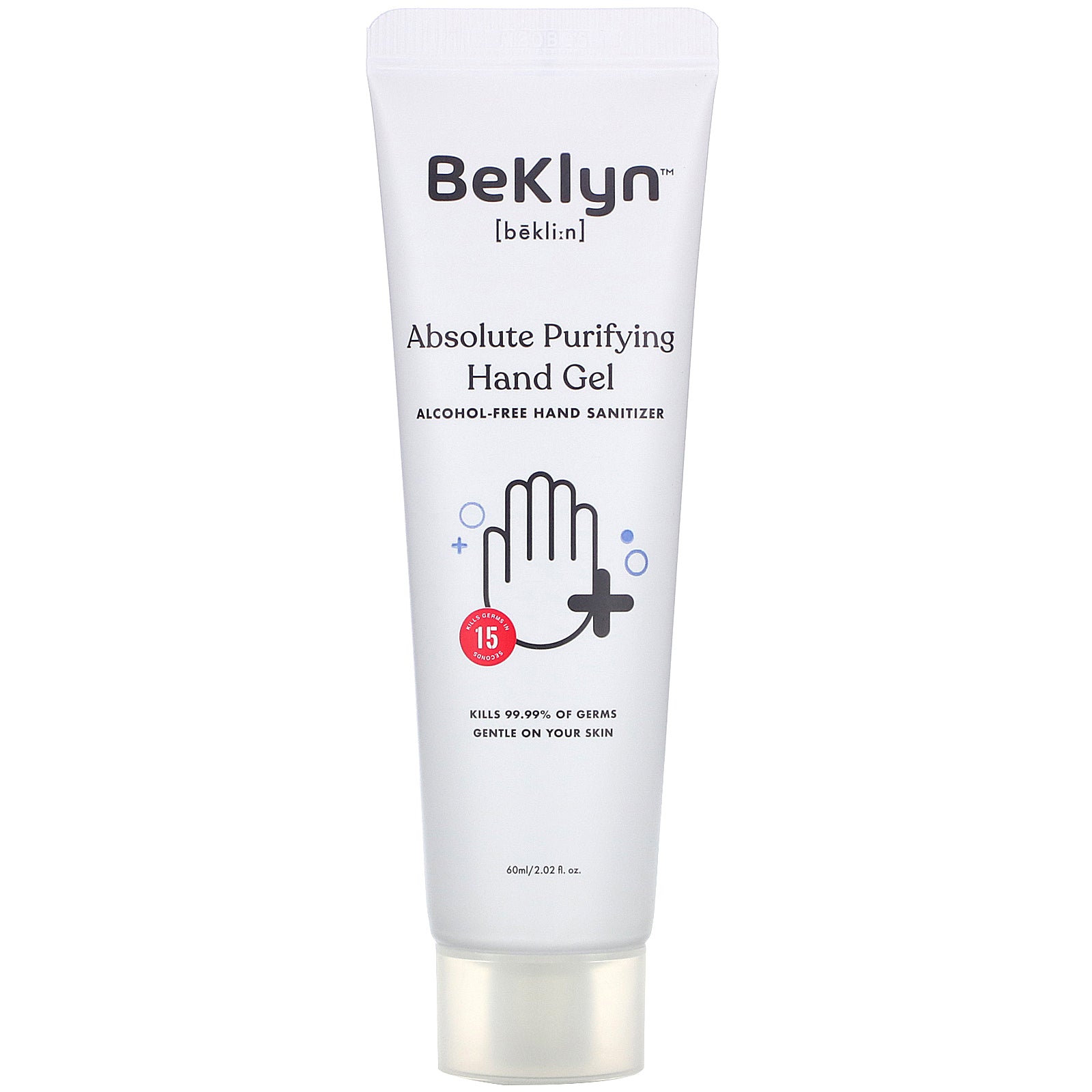 BeKLYN, Absolute Purifying Hand Gel, Alcohol-Free Hand Sanitizer,  2.02 fl oz (60 ml)