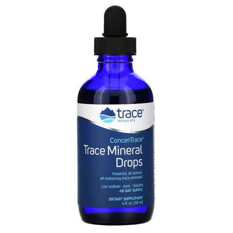 Trace Minerals Research, ConcenTrace, Trace Mineral Drops, 4 fl oz (118 ml)