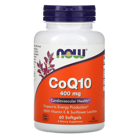 Now Foods, CoQ10, 400 mg, 60 Softgels