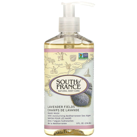 South of France, Hand Wash, Lavender Fields, 8 oz (236 ml)