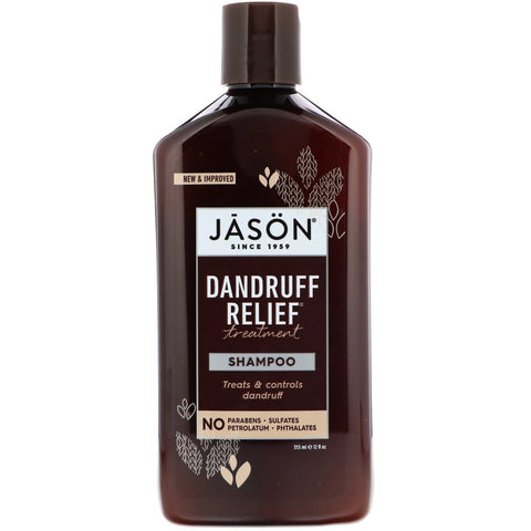 Jason Natural, Dandruff Relief Treatment Shampoo, 12 fl oz (355 ml)