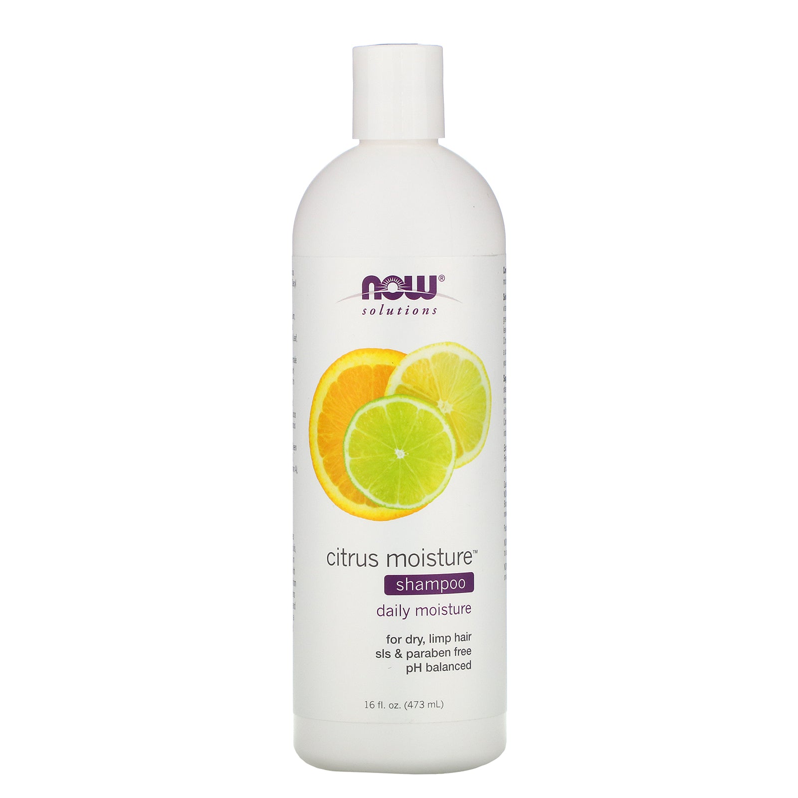 Now Foods, Solutions, Citrus Moisture Shampoo, 16 fl oz (473 ml)