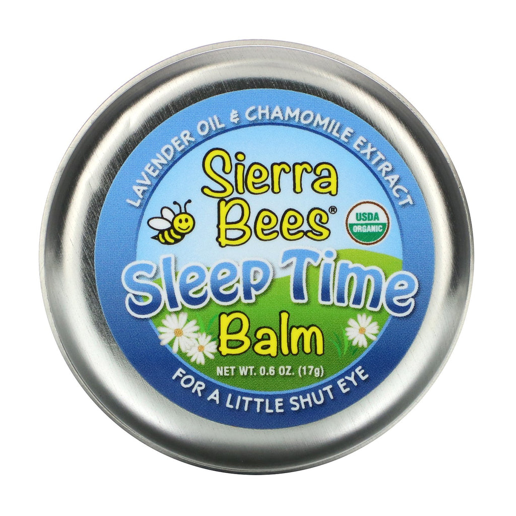 Sierra Bees, Sleep Time Balm, Lavender & Chamomile, 0.6 oz (17 g)