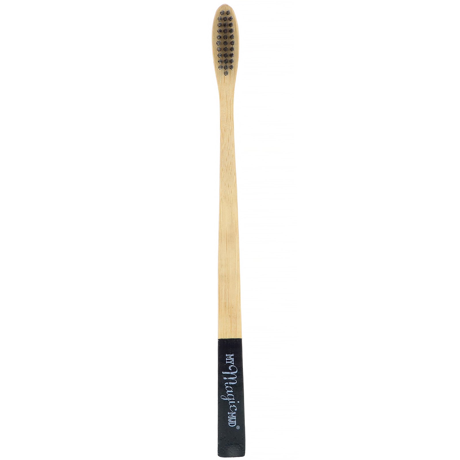 My Magic Mud, Bamboo Toothbrush, Activated Charcoal Infused Soft Bristles, 1 Toothbrush