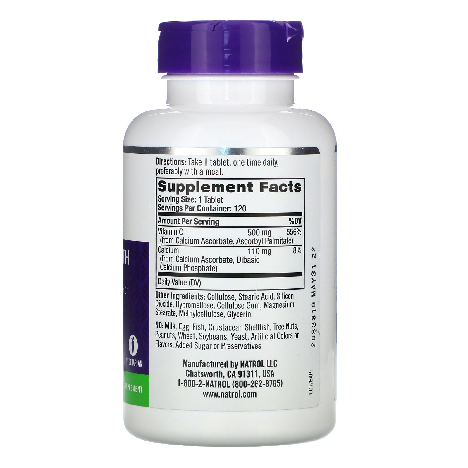 Natrol, Easy-C, 500 mg, 120 Tablets