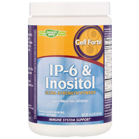 Nature's Way, Cell Forté, IP-6 & Inositol, Ultra-Strength Powder, Citrus Flavored, 14.6 oz (414 g)