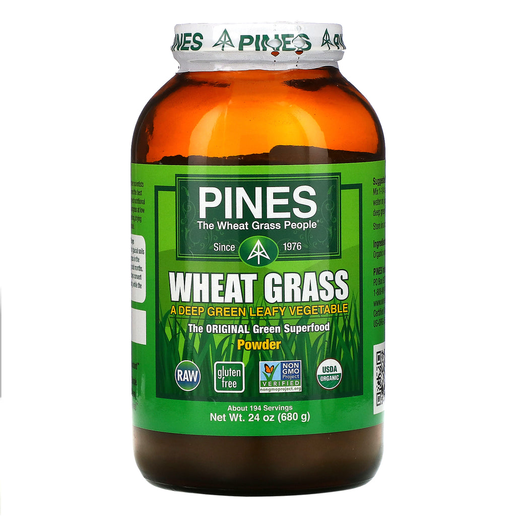 Pines International, Pines Wheat Grass, Powder, 1.5 lbs (680 g)