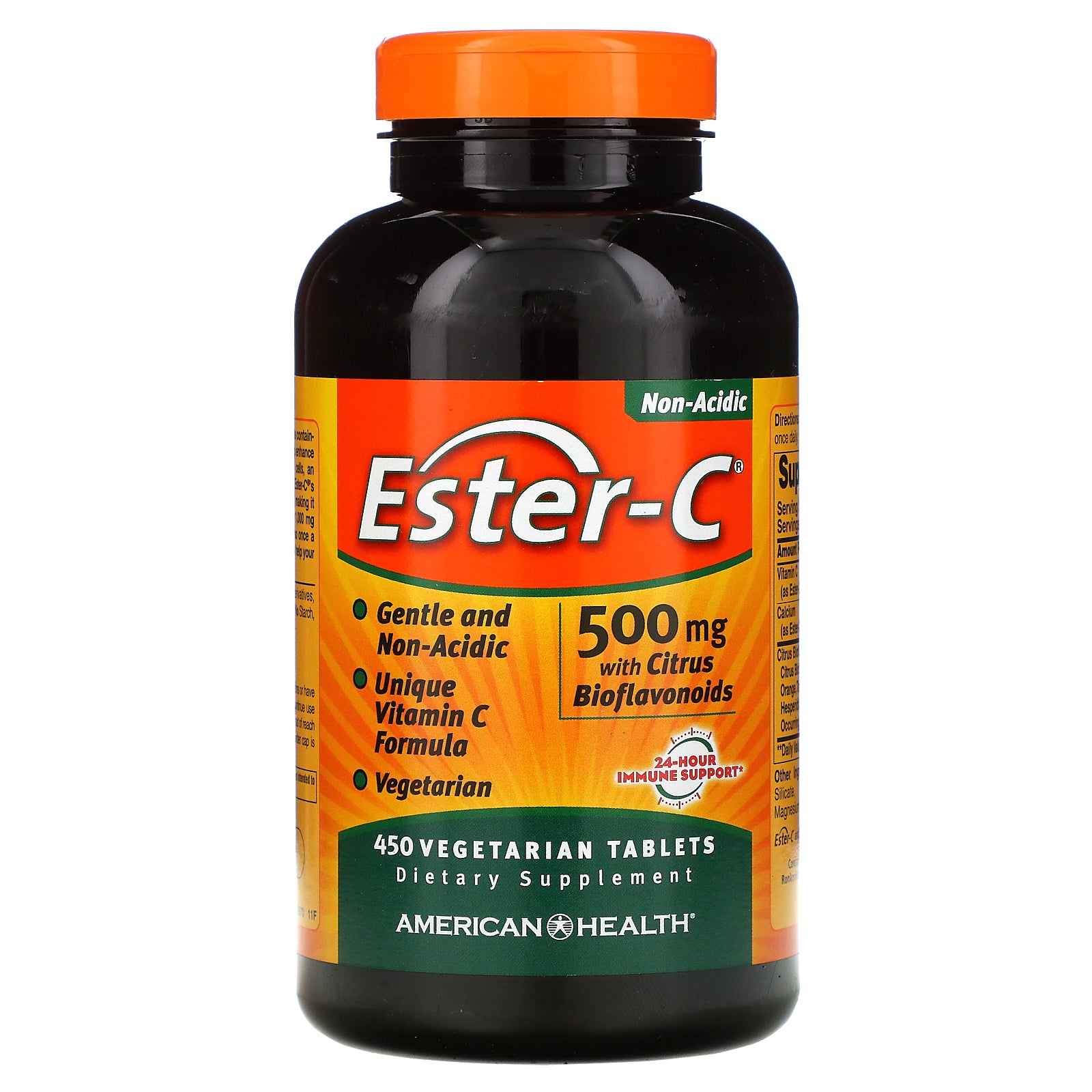 American Health, Ester-C with Citrus Bioflavonoids, 500 mg, 450 Vegetarian Tablets