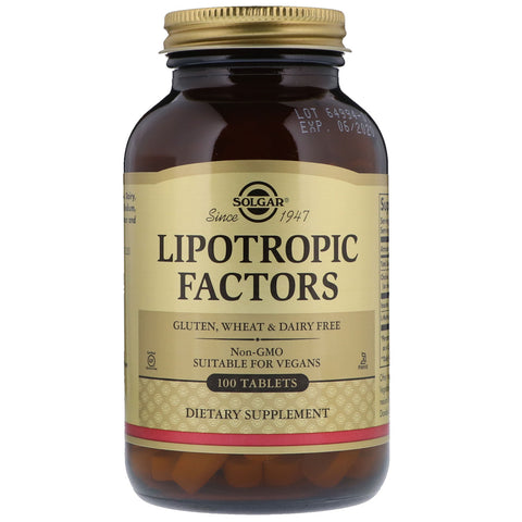 Solgar, Lipotropic Factors, 100 Tablets