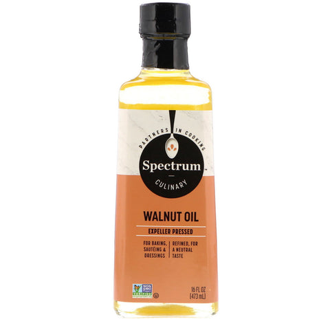 Spectrum Culinary, Walnut Oil, Expeller Pressed, 16 fl oz (473 ml)