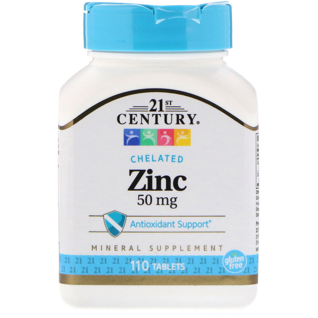21st Century, Zinc, 50 mg, 110 Tablets