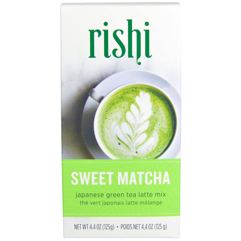 Rishi Tea, Japanese Green Tea Latte Mix, Sweet Matcha, 4.4 oz (125 g)