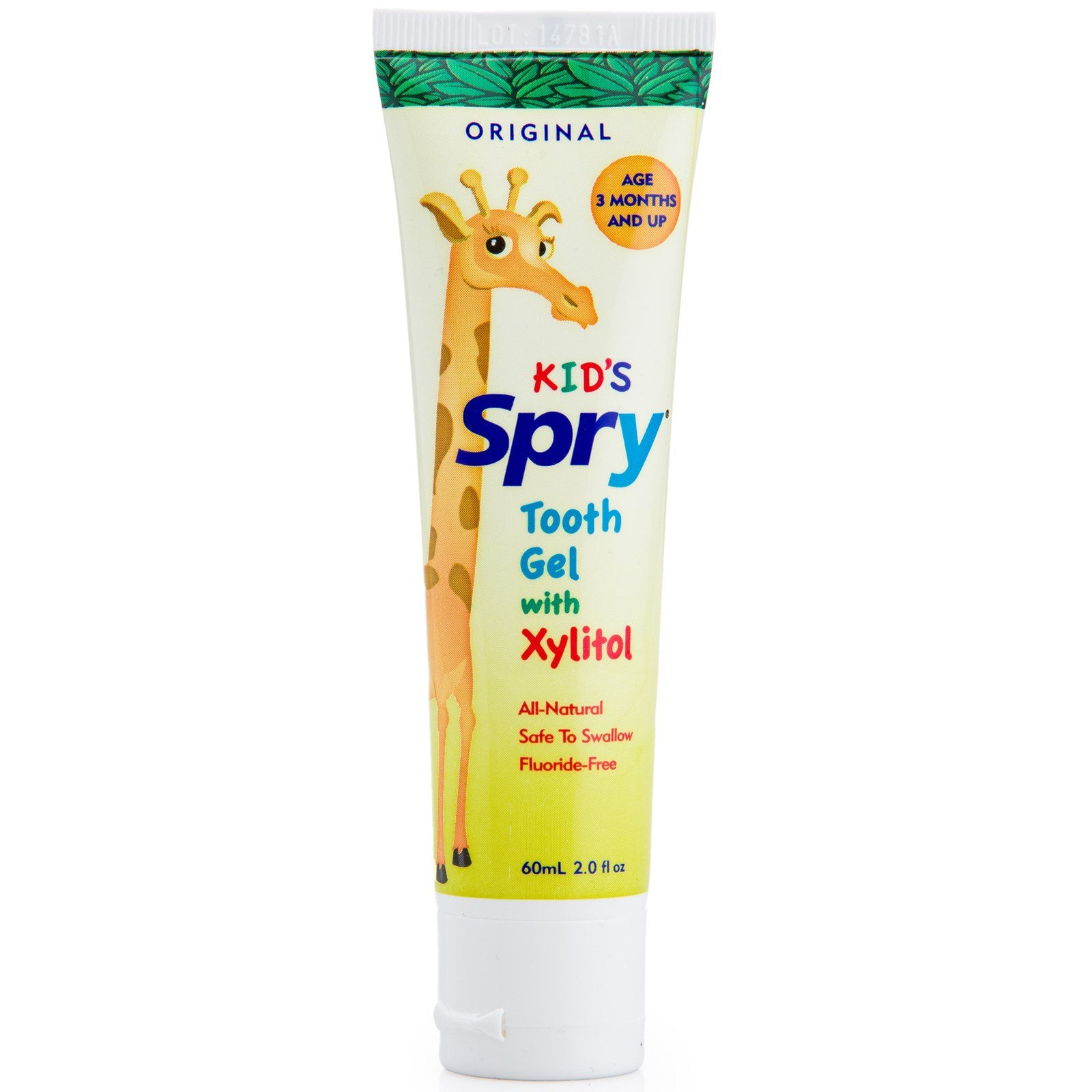 Xlear, Kid's Spry, Tooth Gel with Xylitol, Original,  2.0 fl oz (60 ml)