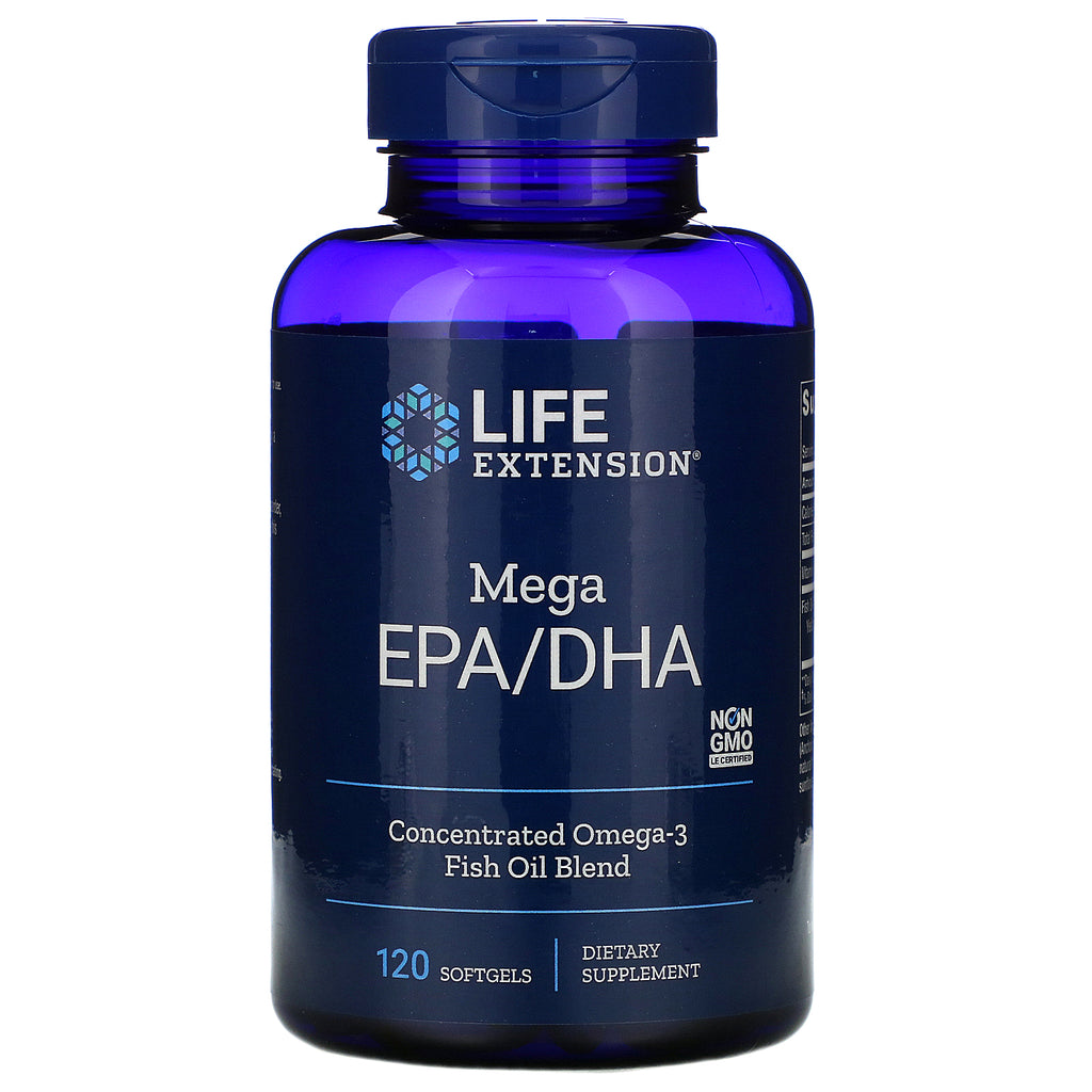 Life Extension, Mega EPA/DHA, 120 Softgels