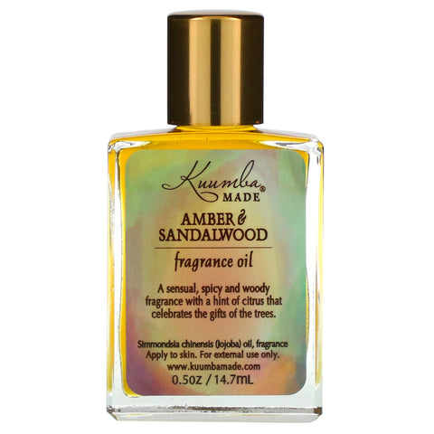 Kuumba Made, Fragrance Oil, Amber & Sandalwood, 0.5 oz (14.7 ml)