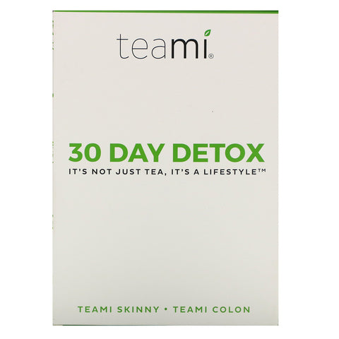 Teami, 30 Day Detox, Skinny Tea Blend + Colon Tea Blend, 1 Kit