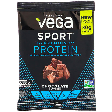 Vega, Sport Premium Protein, Chocolate, 1.6 oz (44 g)