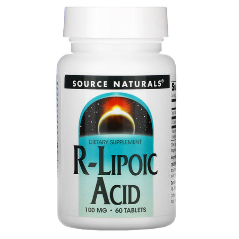 Source Naturals, R-Lipoic Acid, 100 mg, 60 Tablets