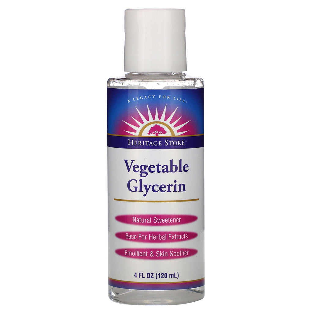 Heritage Store, Vegetable Glycerin, 4 fl oz (120 ml)