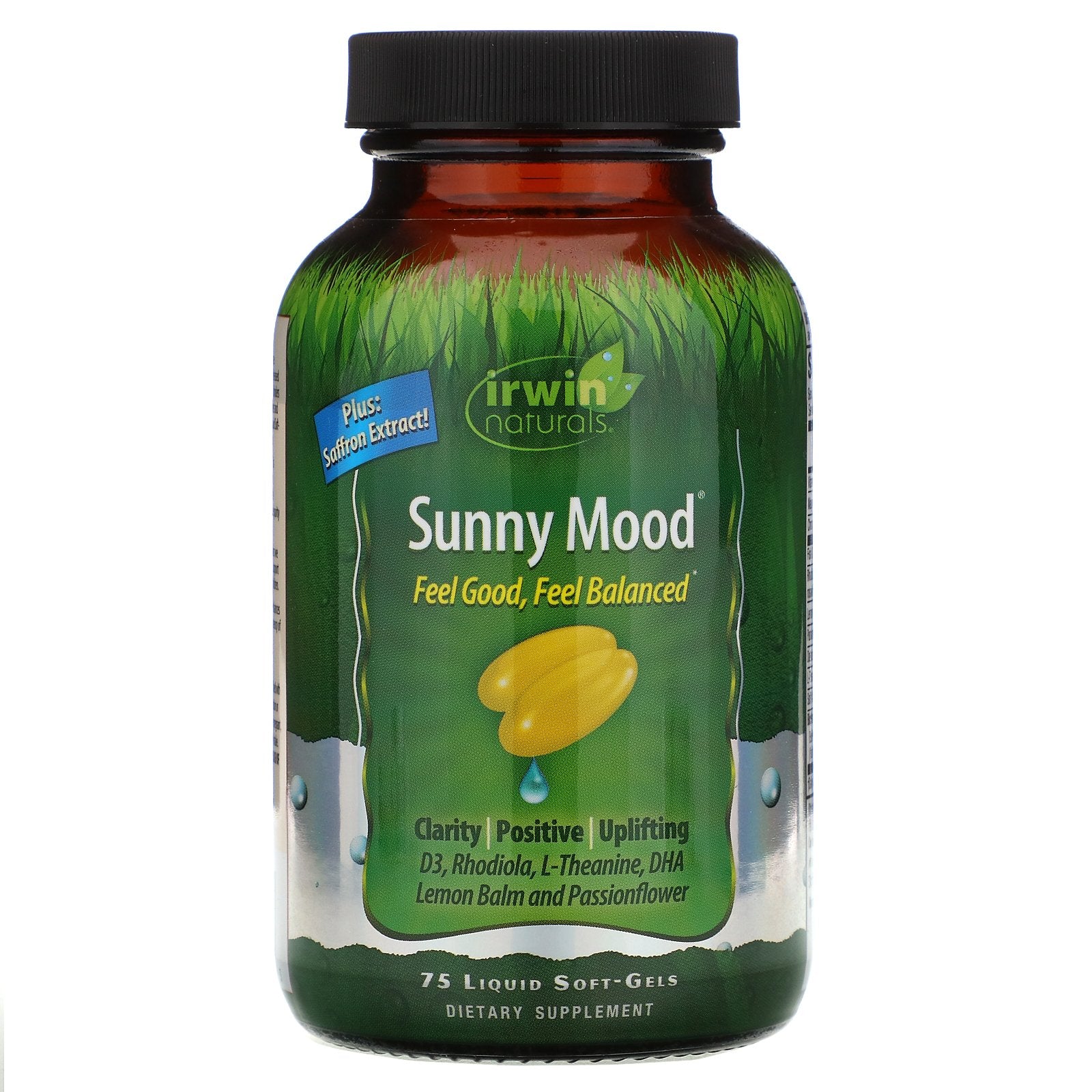 Irwin Naturals, Sunny Mood, 75 Liquid Soft-Gels