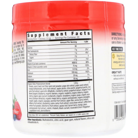 Country Farms, Super Reds, Energizing Polyphenol Superfood, Berry Flavor, 7.1 oz (200 g)