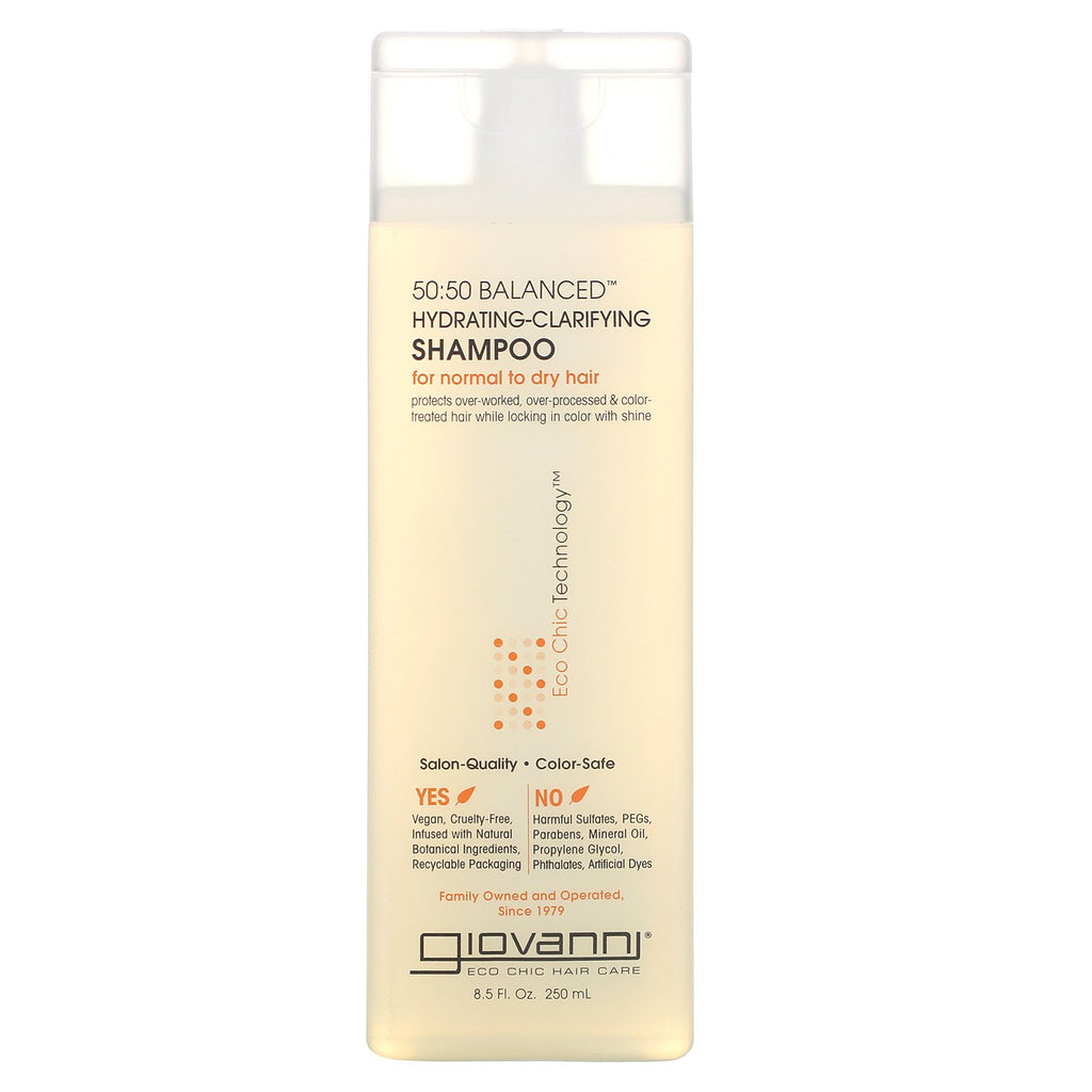 Giovanni, 50:50 Balanced Hydrating-Clarifying Shampoo, 8.5 fl oz (250 ml)