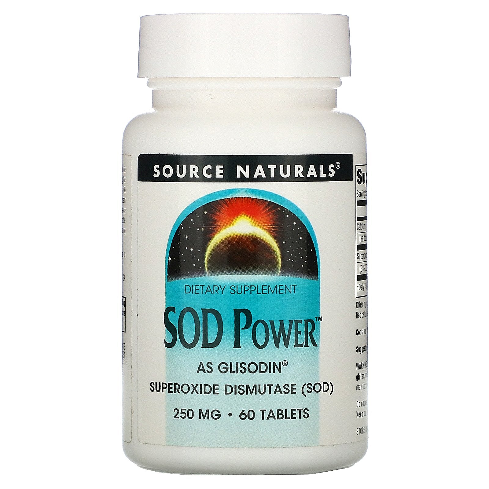 Source Naturals, SOD Power, 250 mg, 60 Tablets