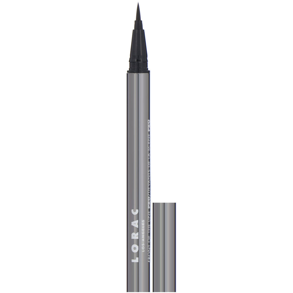 Lorac, Front of the Line, Pro Liquid Eyeliner, Black, 0.02 fl oz (0.55 ml)