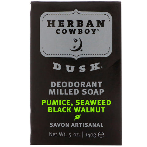 Herban Cowboy, Deodorant Milled Soap, Dusk, 5 oz (140 g)