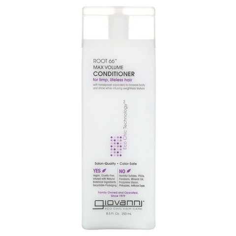 Giovanni, Root 66, Max Volume Conditioner, 8.5 fl oz (250 ml)