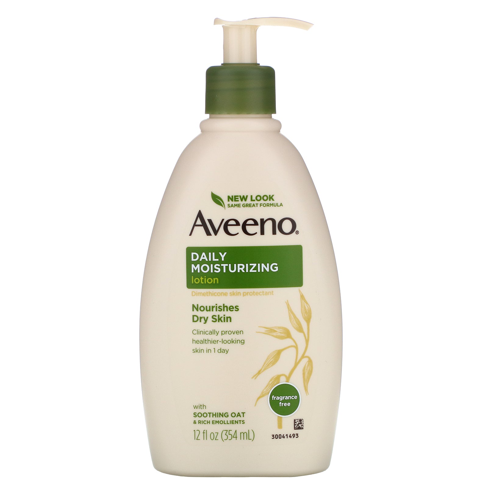 Aveeno, Active Naturals, Daily Moisturizing Lotion, Fragrance Free, 12 fl oz (354 ml)