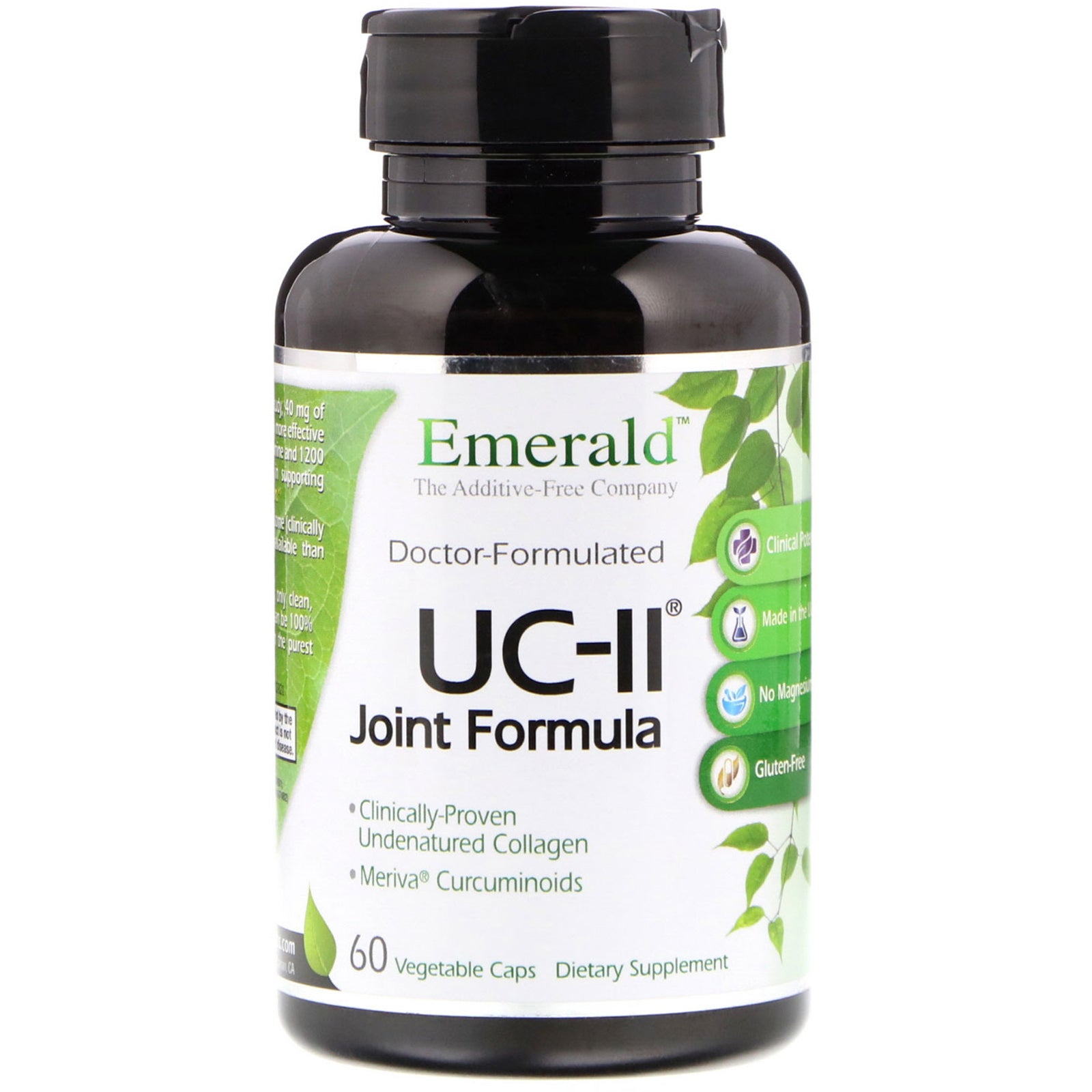 Emerald Laboratories, UC-II Joint Formula, 60 Vegetable Caps