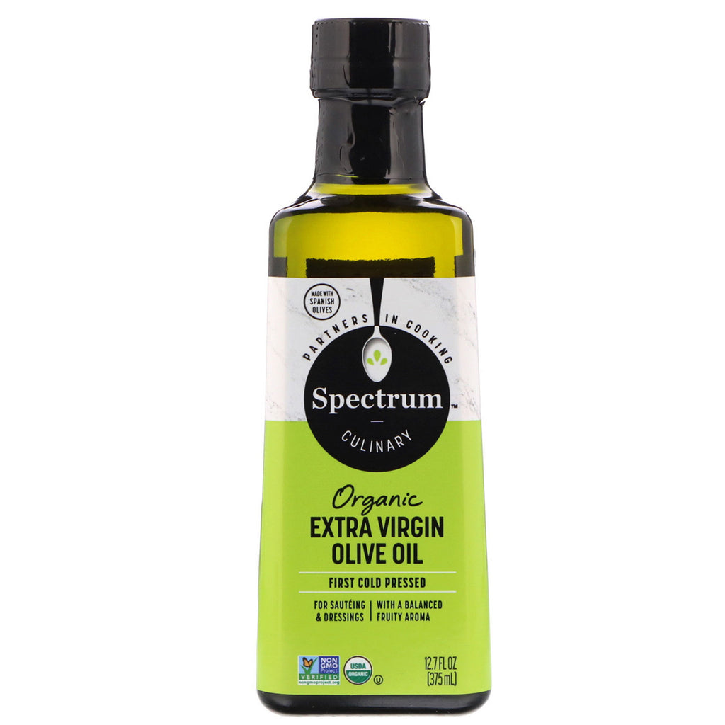 Spectrum Culinary, Organic Extra Virgin Olive Oil, 12.7 fl oz (375 ml)