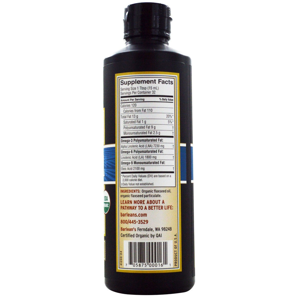 Barlean's,  Lignan Flax Oil, 16 fl oz (473 ml)
