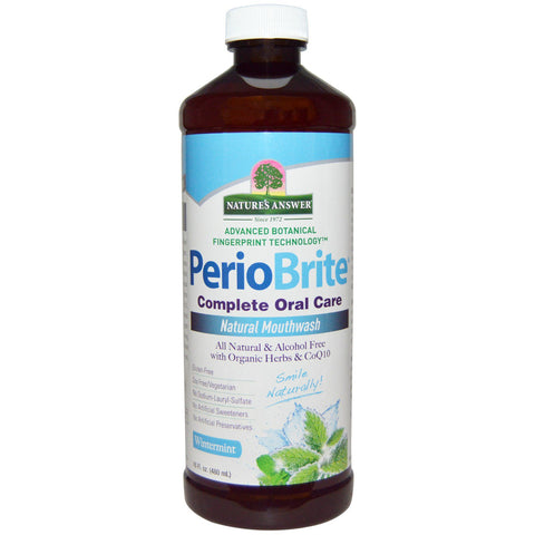 Nature's Answer, PerioBrite, Natural Mouthwash, Winter Mint, 16 fl oz (480 ml)