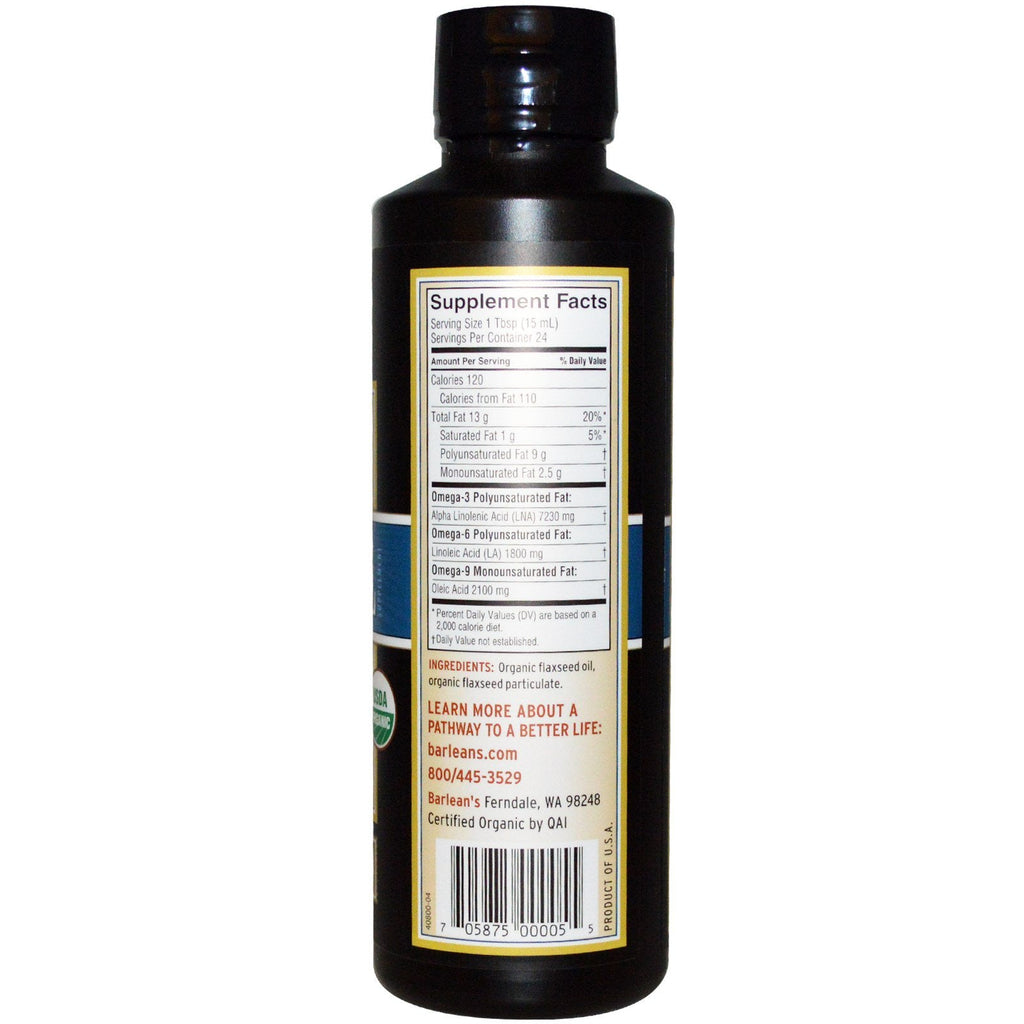 Barlean's,  Lignan Flax Oil, 12 fl oz (355 ml)