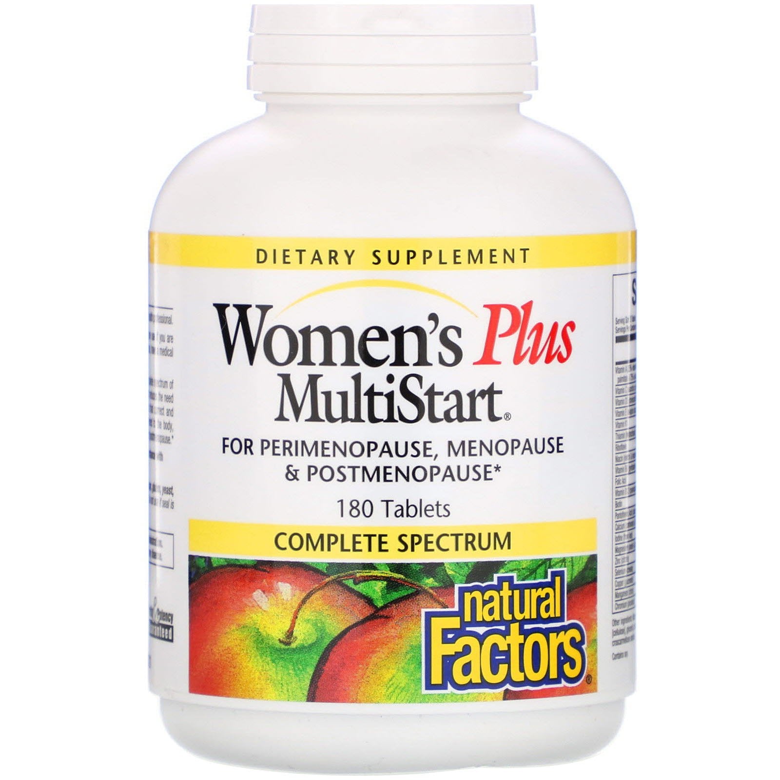 Natural Factors, Women's Plus MultiStart, 180 Tablets
