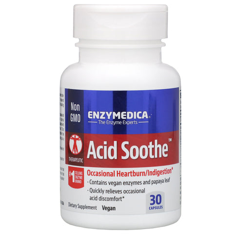 Enzymedica, Acid Soothe, 30 Capsules