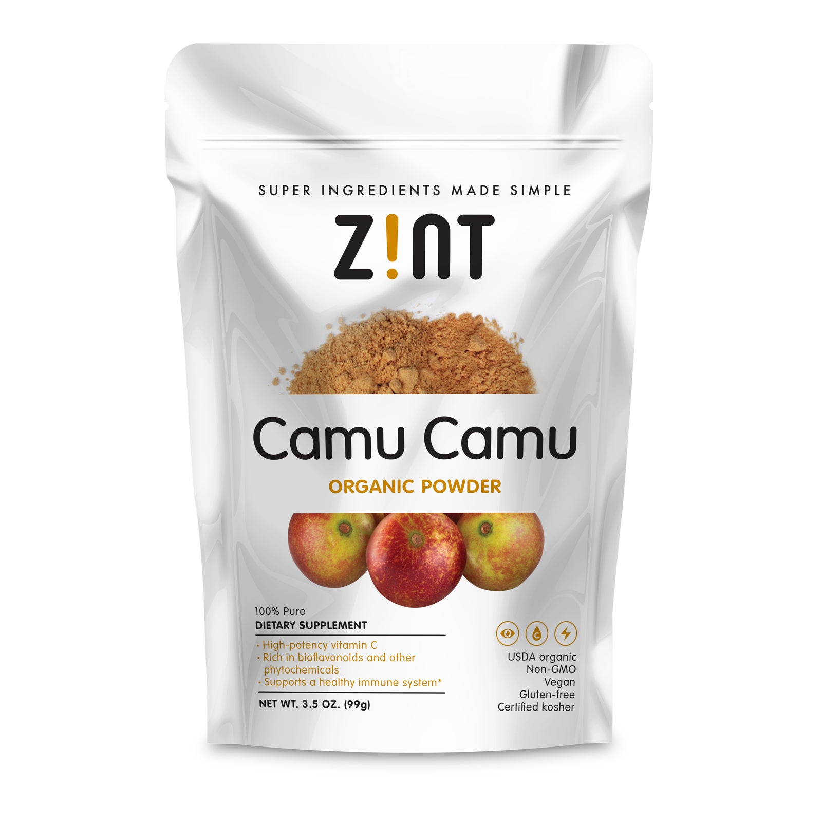 Zint, Camu Camu Organic Powder , 3.5 oz (99 g)